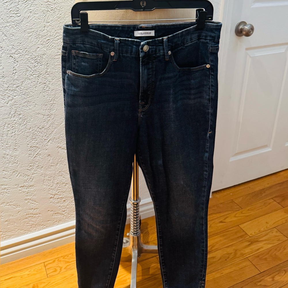 Good American Dark Blue Jeans